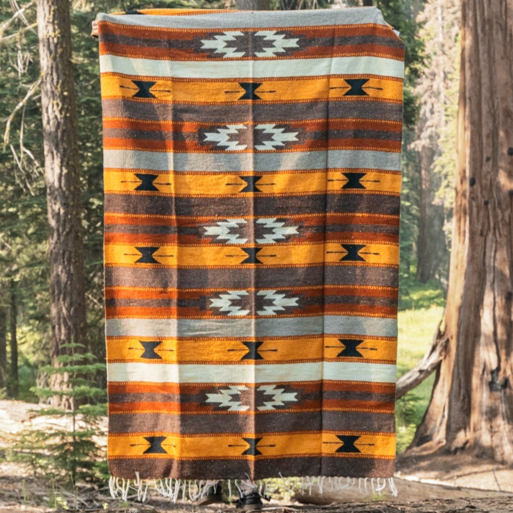 Wool Southwest Mexican Blanket - OVERLANDERS Outfitter