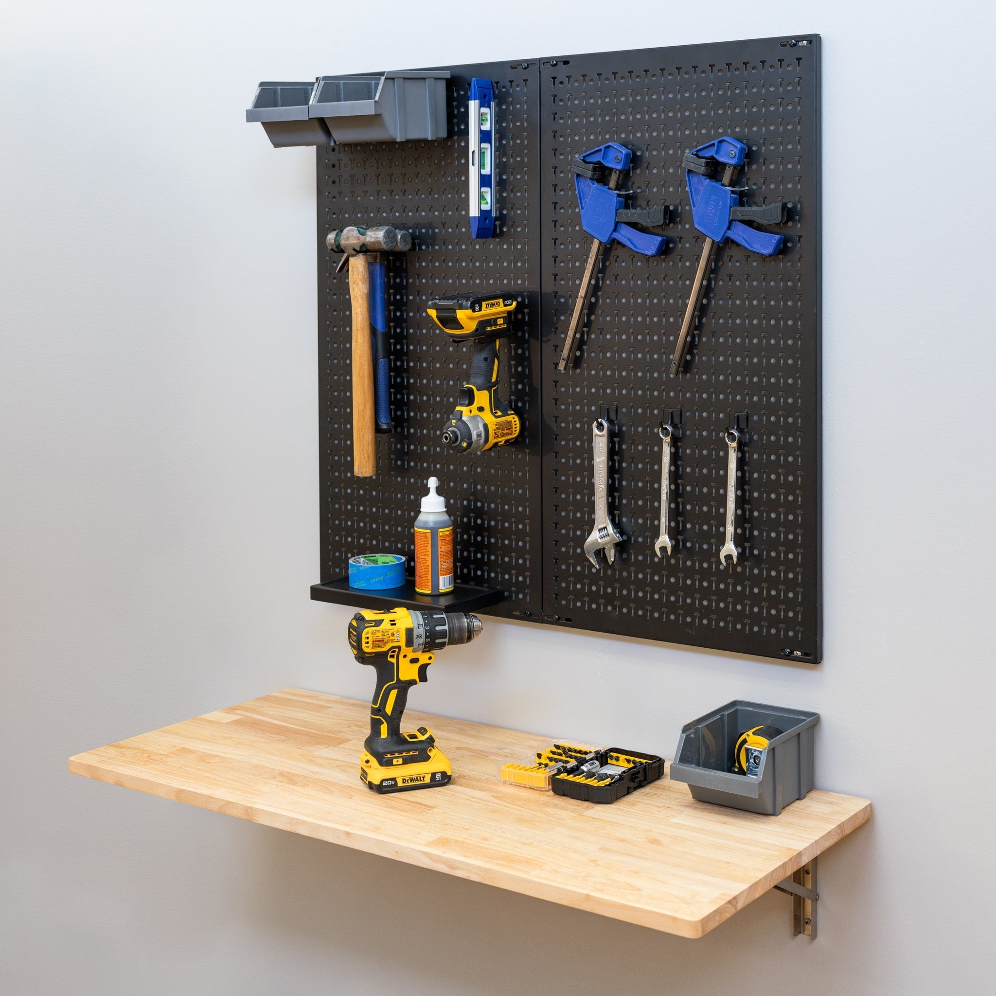 Folding Workbench and Pegboard Workshop Set - OVERLANDERS Outfitter
