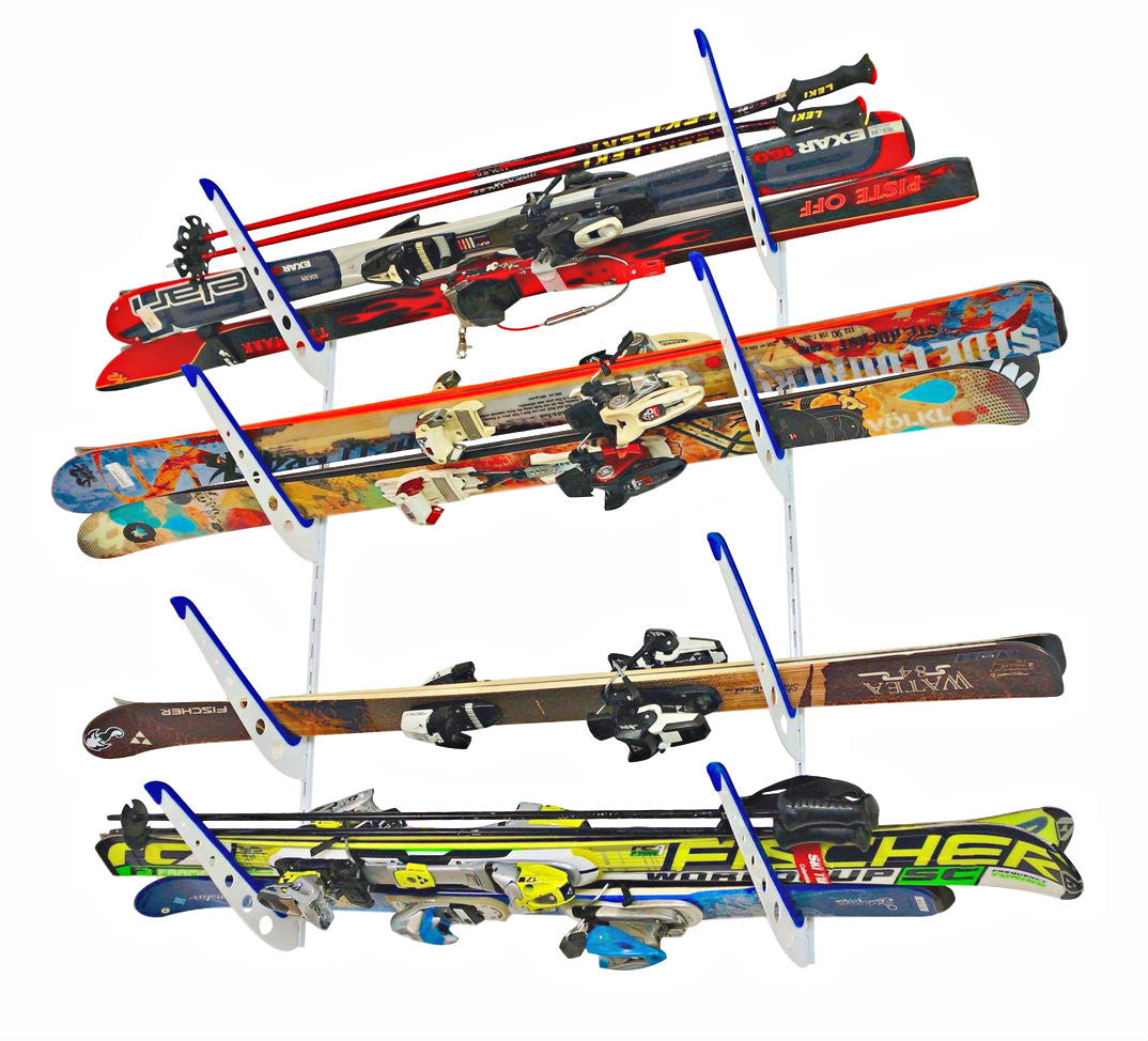 Montage Mountain Ski Rack | Adjustable Storage XSR | 4 Levels - OVERLANDERS Outfitter