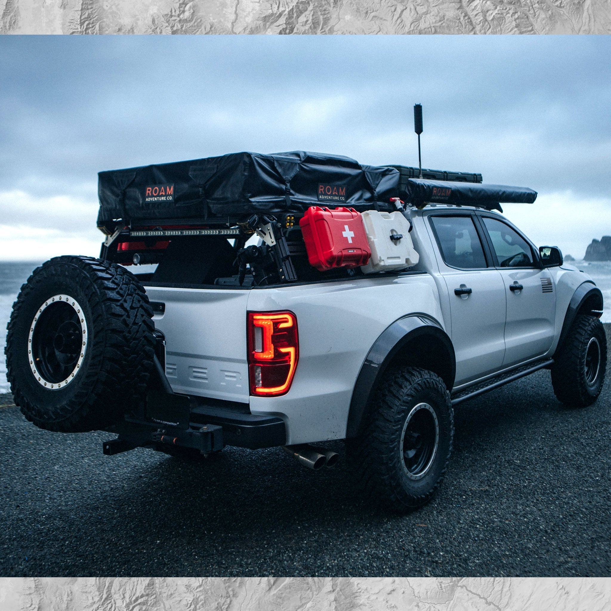 Ford Ranger Pre-configured XTR1 Bed Rack - OVERLANDERS Outfitter