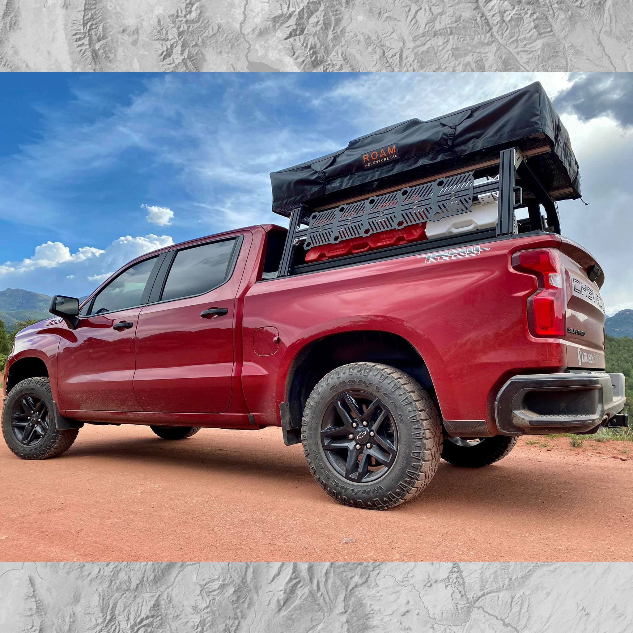 Chevy Silverado / GMC Sierra 1500 Pre-configured XTR1 Bed Rack - OVERLANDERS Outfitter