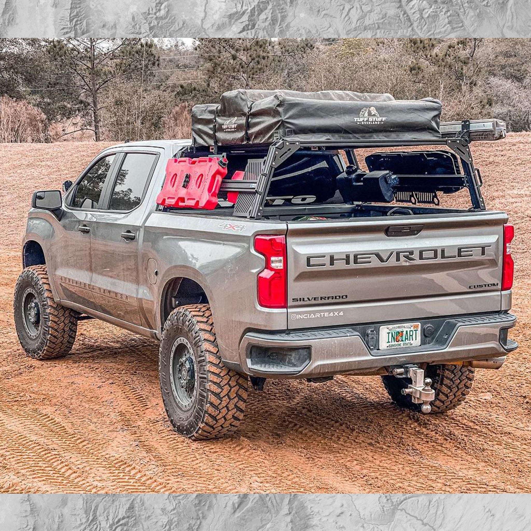 Chevy Silverado / GMC Sierra 2500HD / 3500HD Bed Rack for Retrax XR Covers | XTR1 - OVERLANDERS Outfitter
