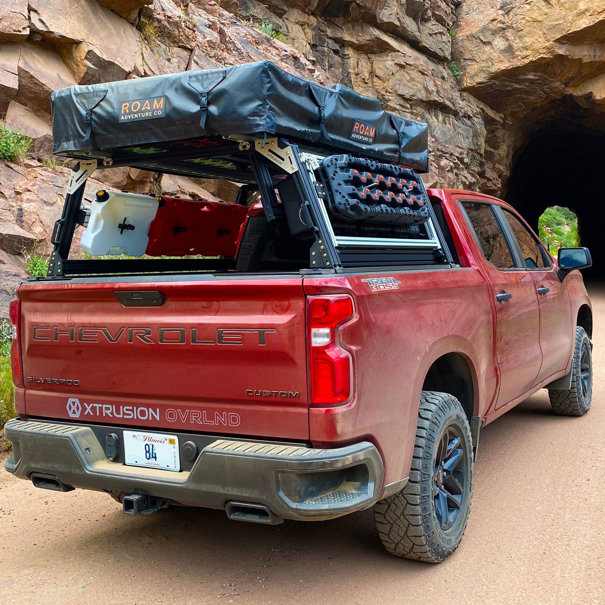 Chevy Silverado / GMC Sierra 2500HD &amp; 3500HD Pre-configured XTR1 Bed Rack - OVERLANDERS Outfitter
