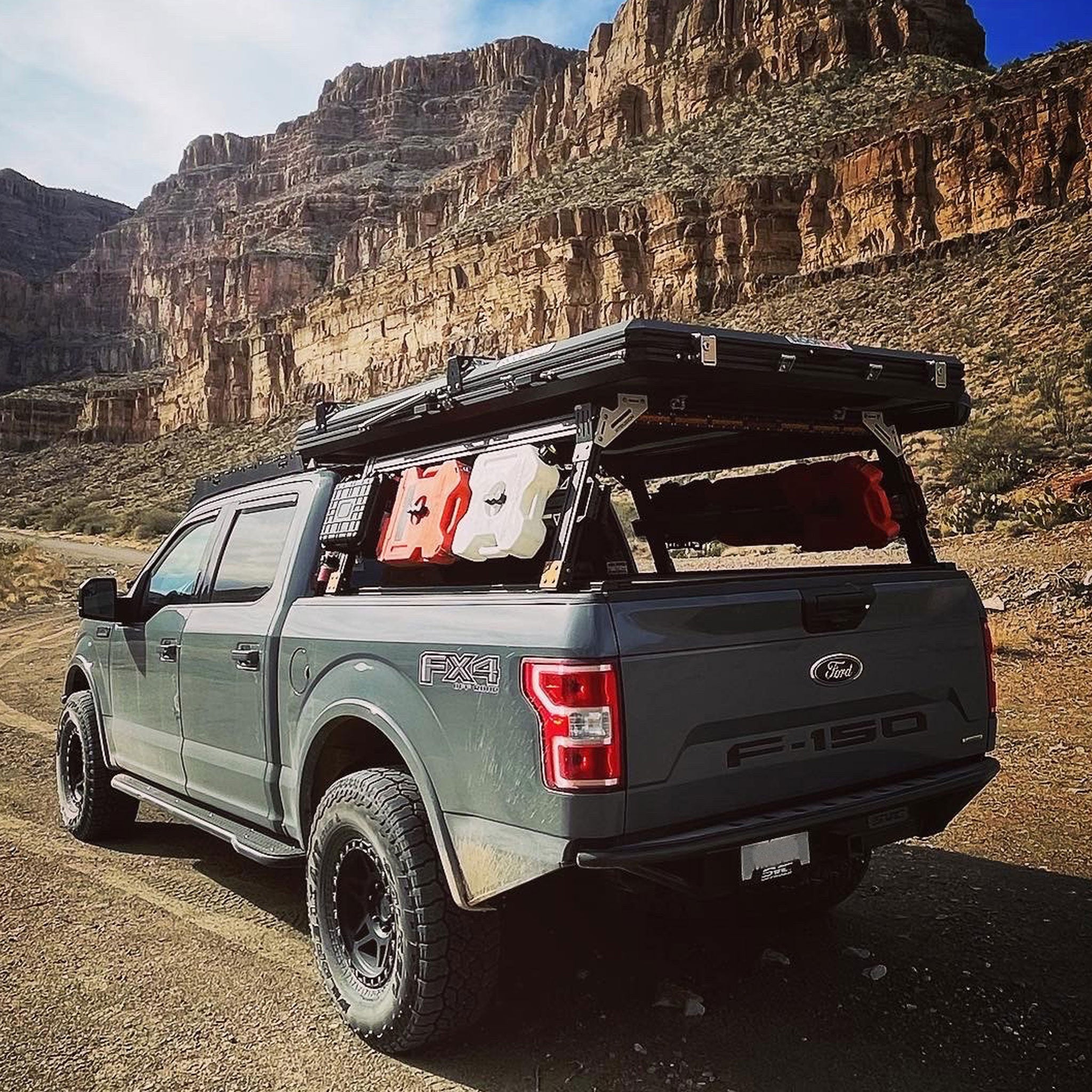 F-150 Pre-configured XTR1 Bed Rack - OVERLANDERS Outfitter