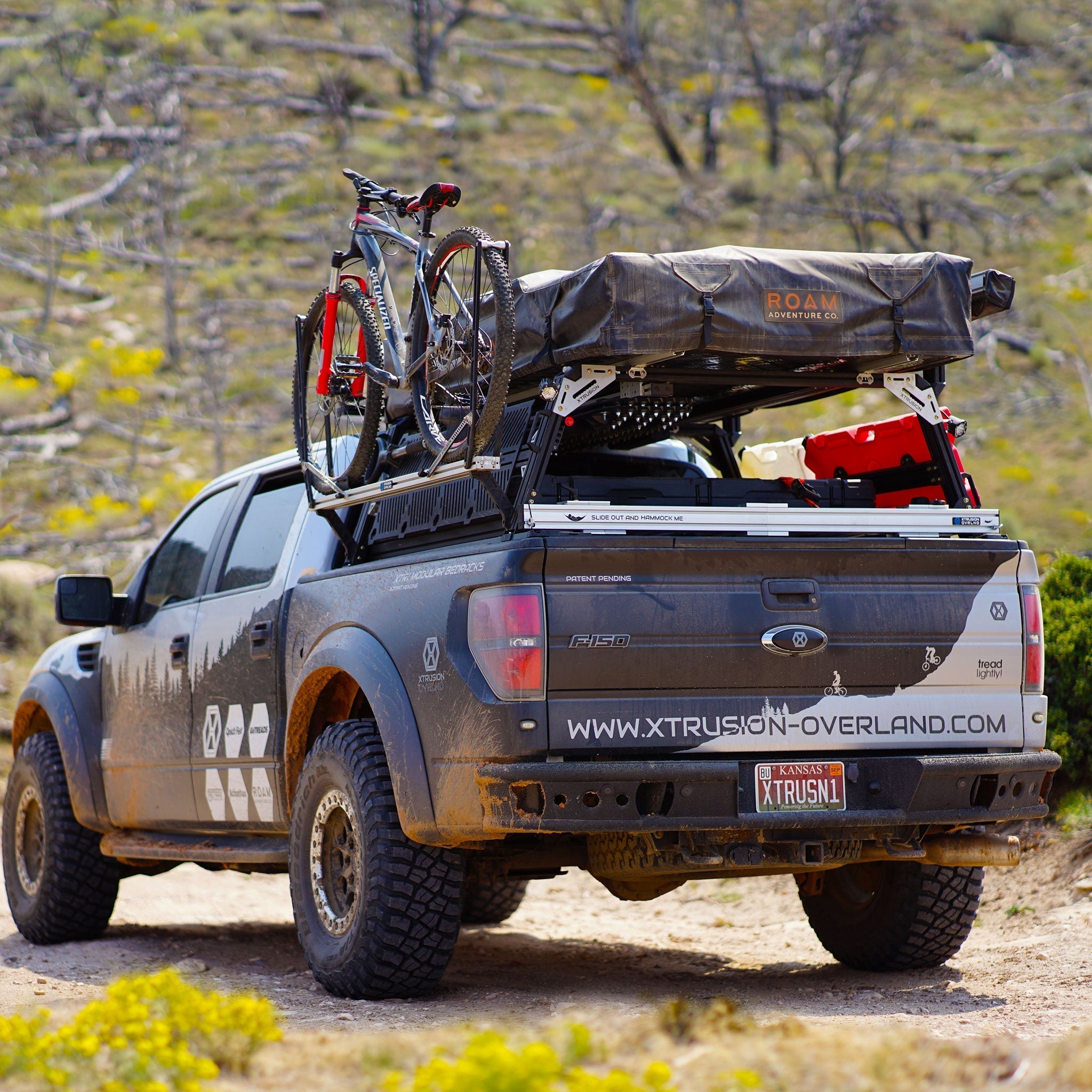F-150 Bed Rack for Retrax XR Covers | XTR1 - OVERLANDERS Outfitter