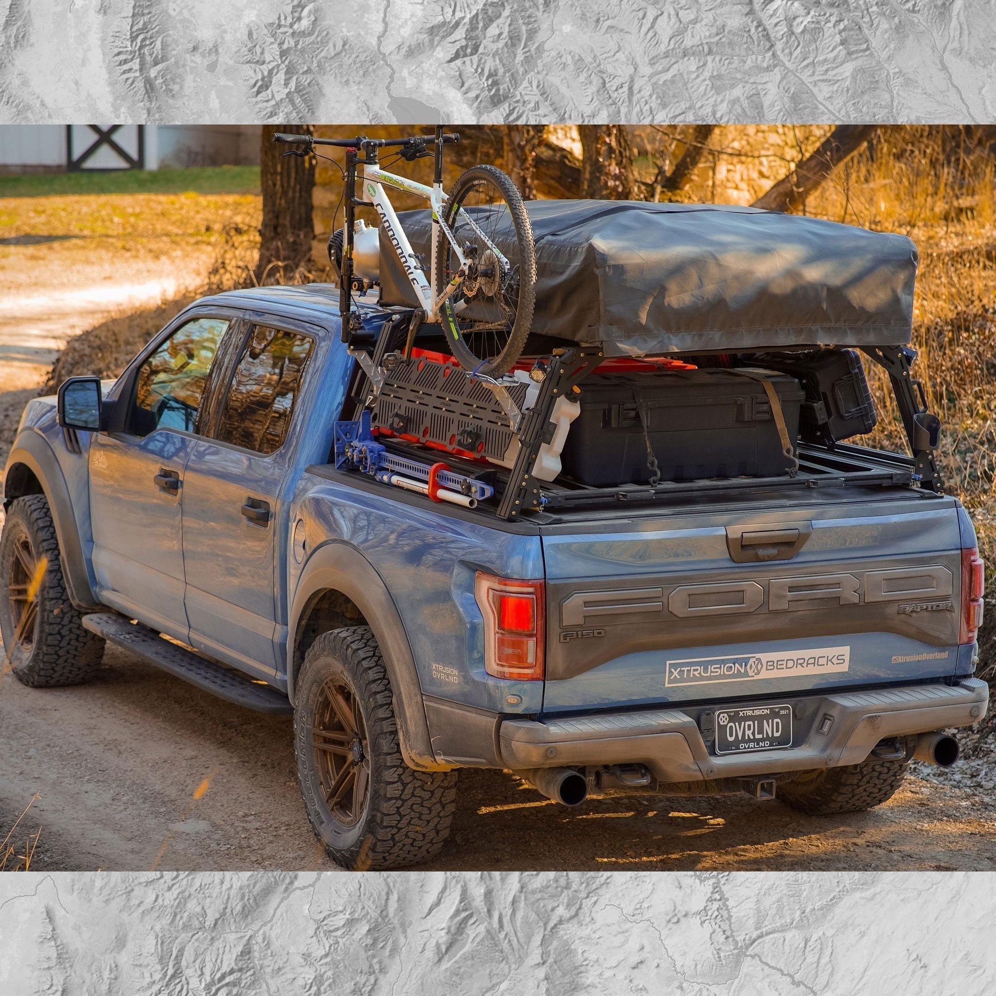 F-150 Bed Rack for Retrax XR Covers | XTR1 - OVERLANDERS Outfitter