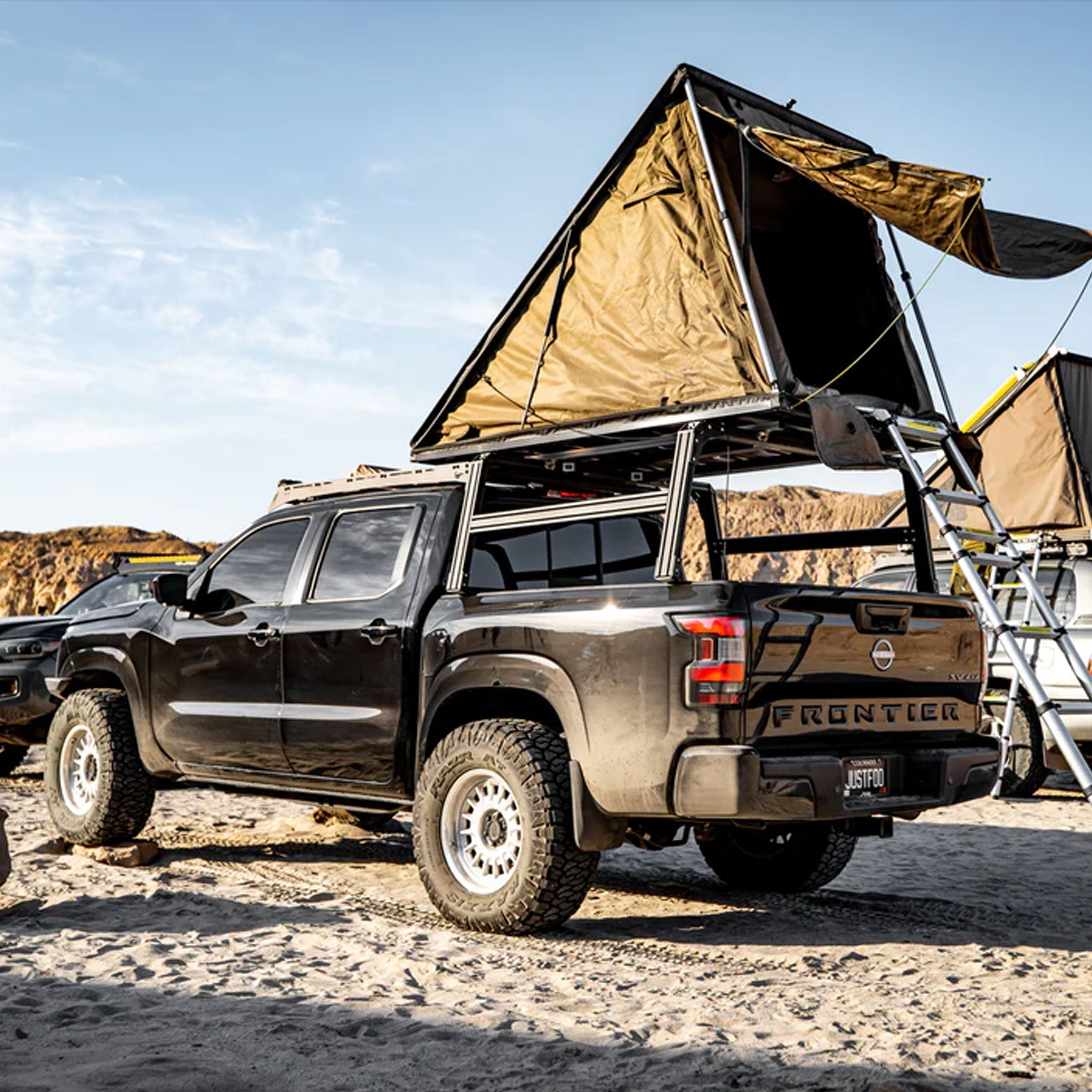 Nissan Pickup Frontier Pre-configured XTR1 Bed Rack - OVERLANDERS Outfitter