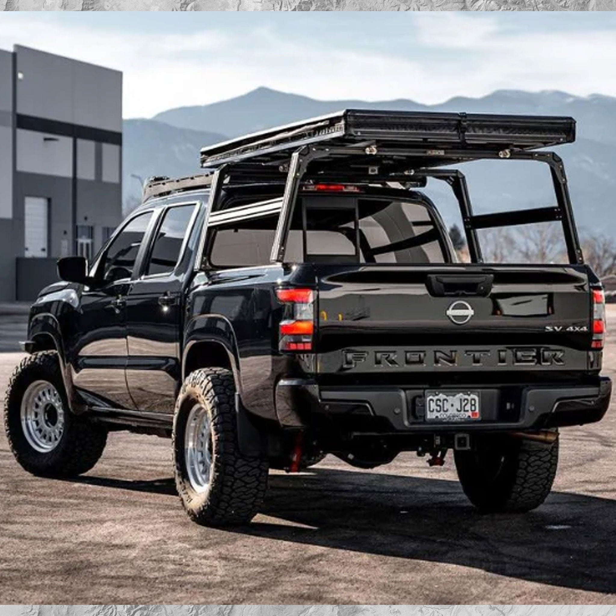 Nissan Pickup Frontier Pre-configured XTR1 Bed Rack - OVERLANDERS Outfitter
