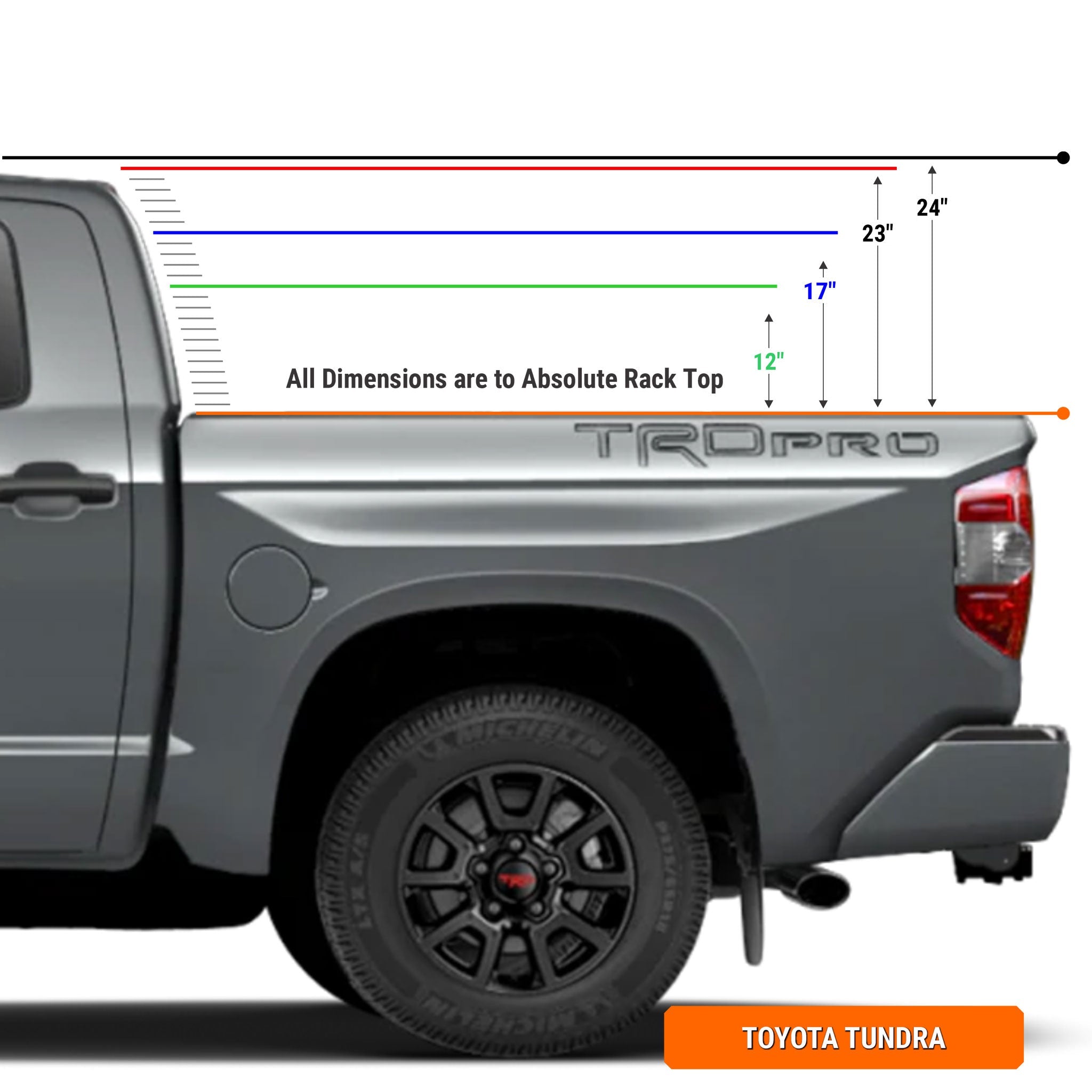 Toyota Tundra Pre-configured XTR1 Bed Rack - OVERLANDERS Outfitter