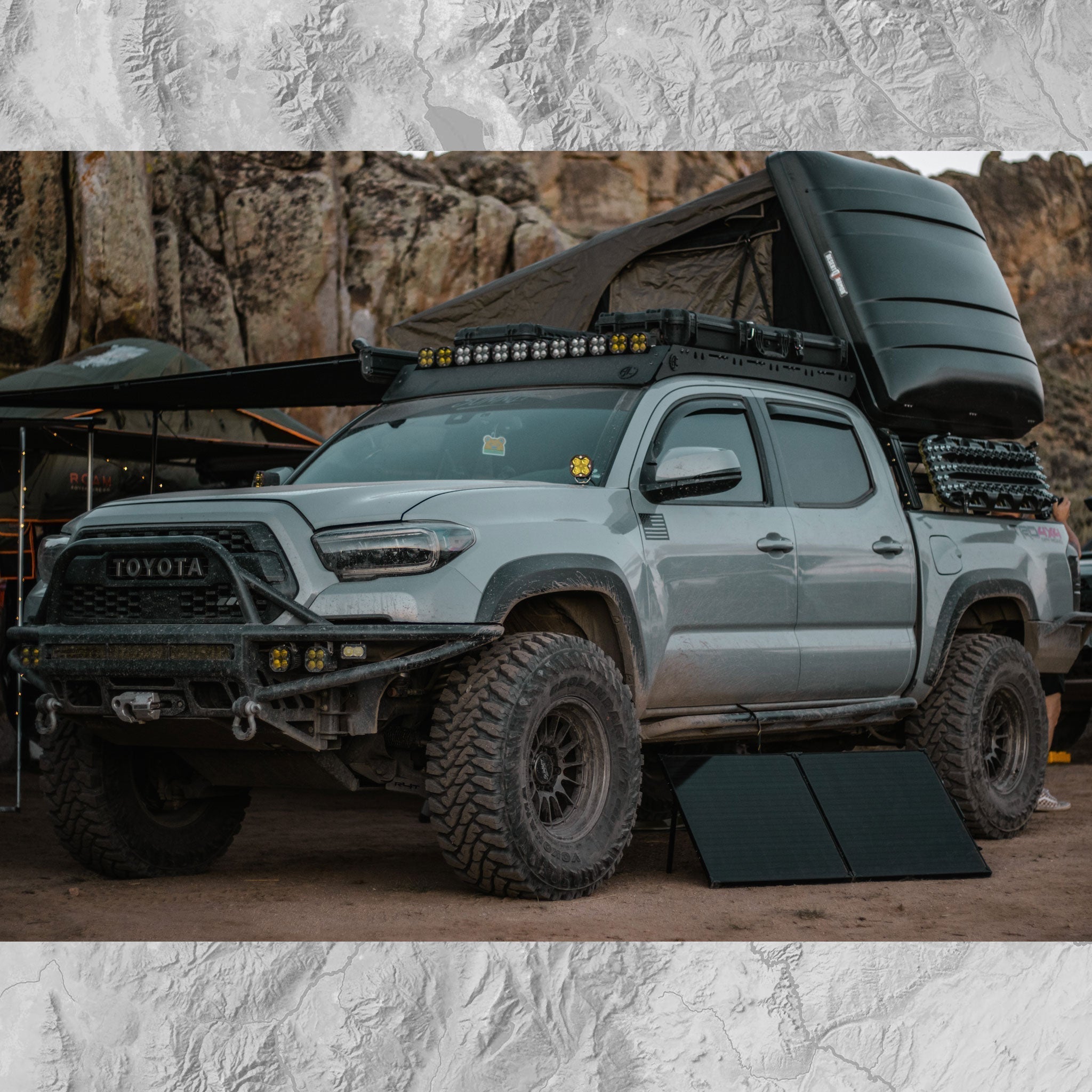 Toyota Tacoma Bed Rack for Retrax XR Covers | XTR3 Tonneau-Compatible - OVERLANDERS Outfitter