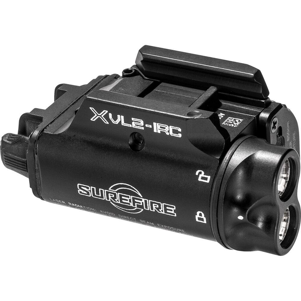 HCC Tactical XVL2 low power illumination and marking light mounted on a tactical firearm.