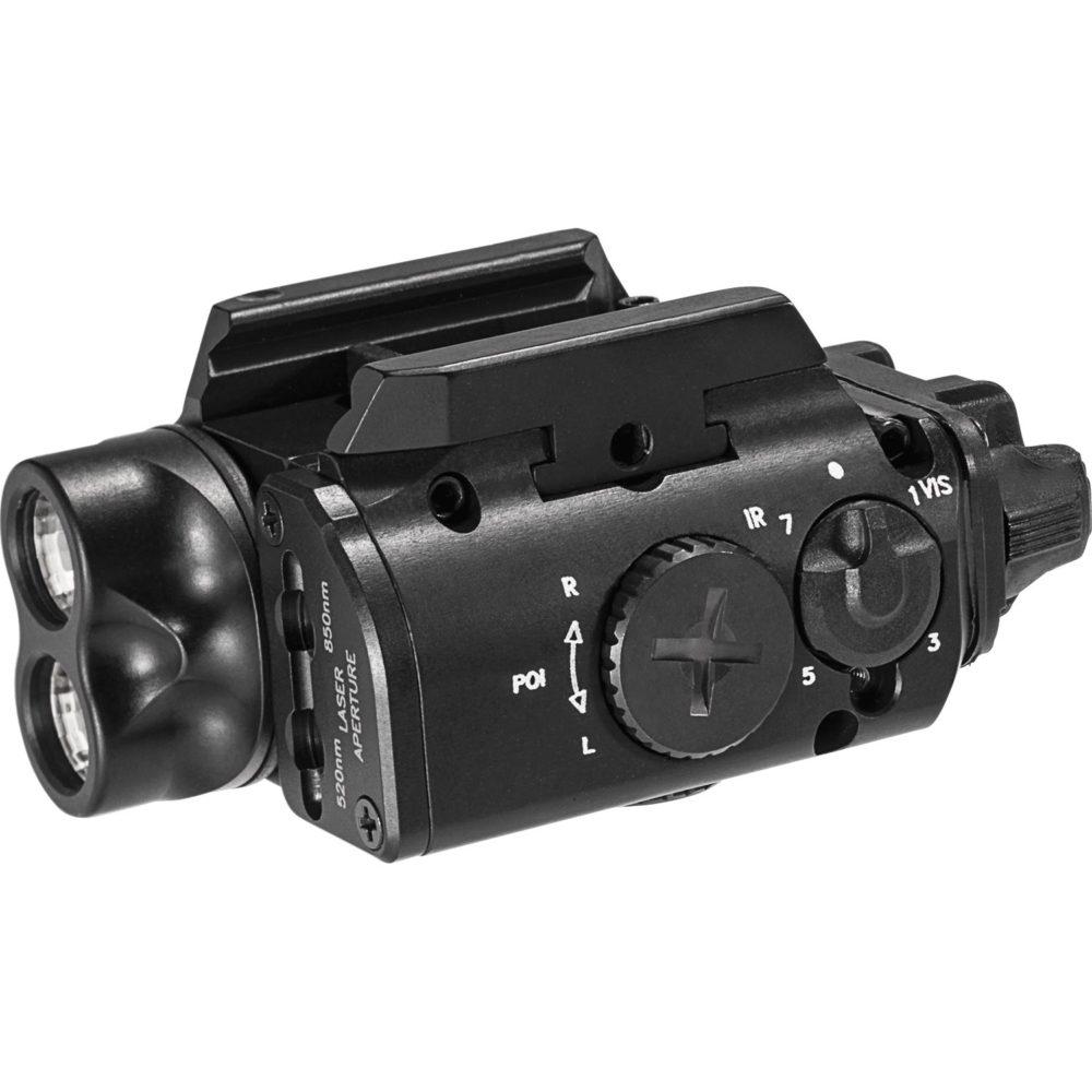 HCC Tactical XVL2 low power illumination and marking weapon light, showcasing its compact design and mounting features.