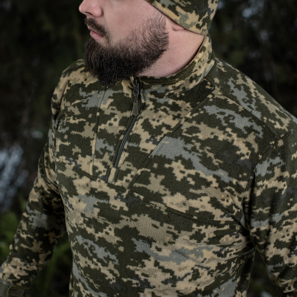 M-Tac Delta Fleece Jacket - Tactical Underwear Top Sweater 1/4 Zip - We The Collective