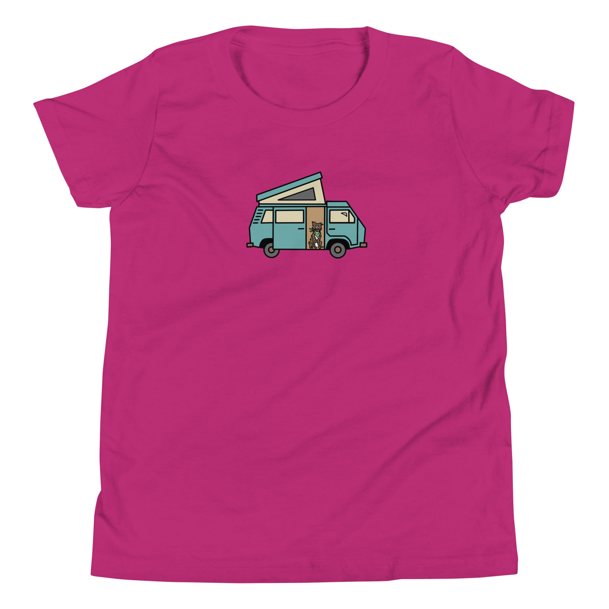 Dog in Van Youth T-Shirt - OVERLANDERS Outfitter