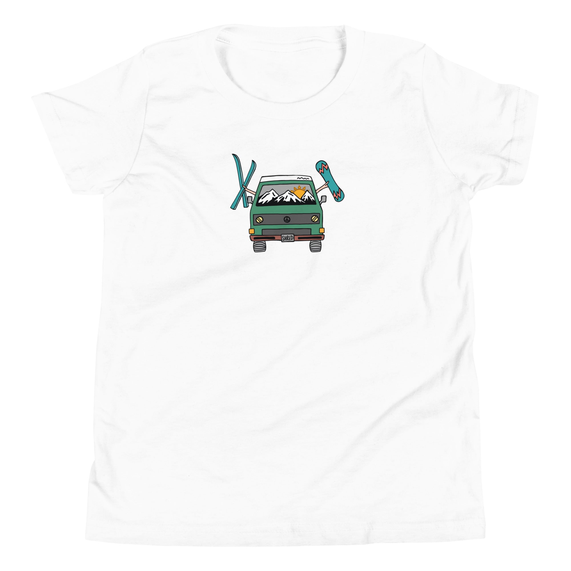 Shred Van Youth T-Shirt - OVERLANDERS Outfitter