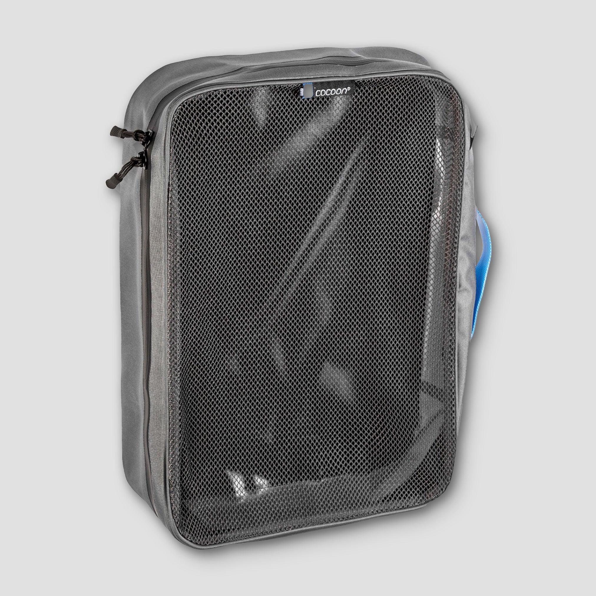 COCOON laminated packing cube for dirty or wet clothing separation, compact and durable for travel organization.