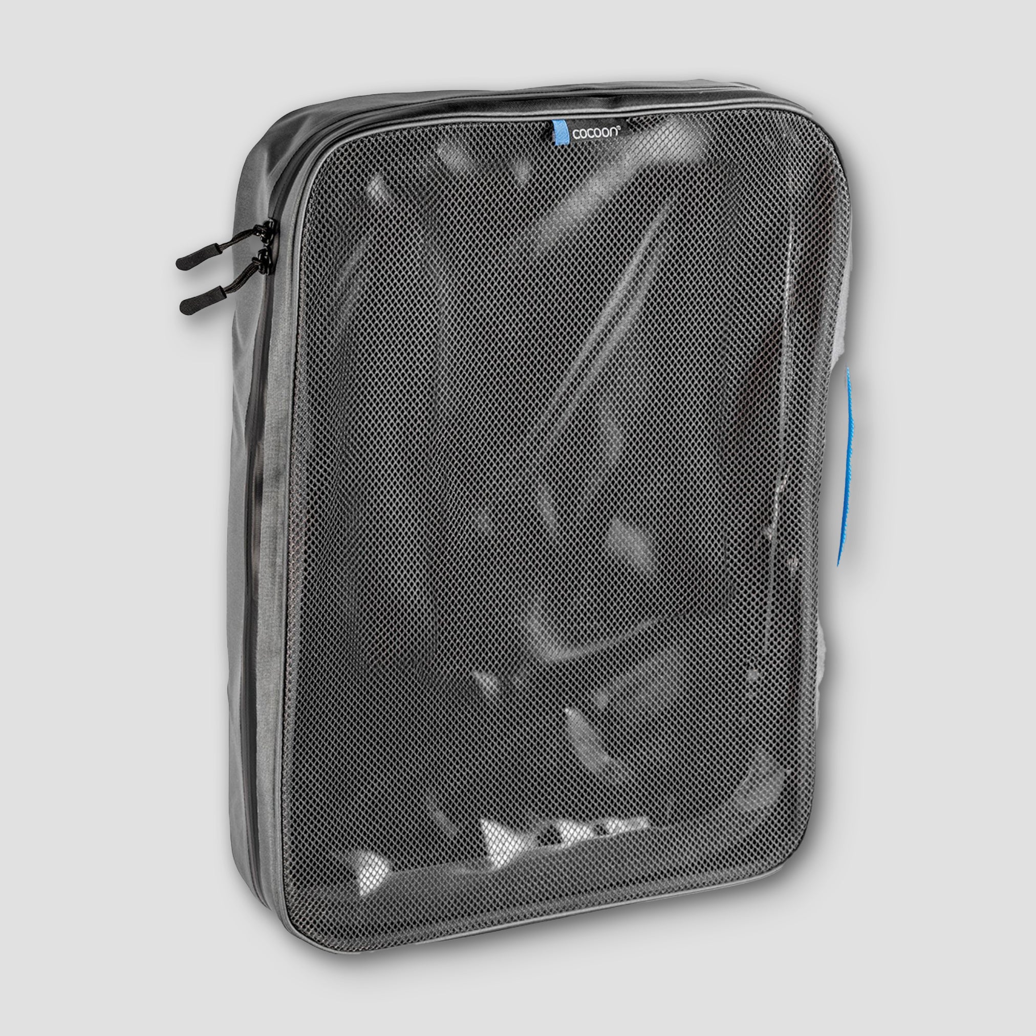 COCOON laminated packing cube for dirty or wet separation, with waterproof top, ideal for organizing travel clothes and essentials.