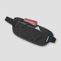 Cocoon Monsoon Silk waist wallet with secure zipper closure, designed for stylish storage of essentials.