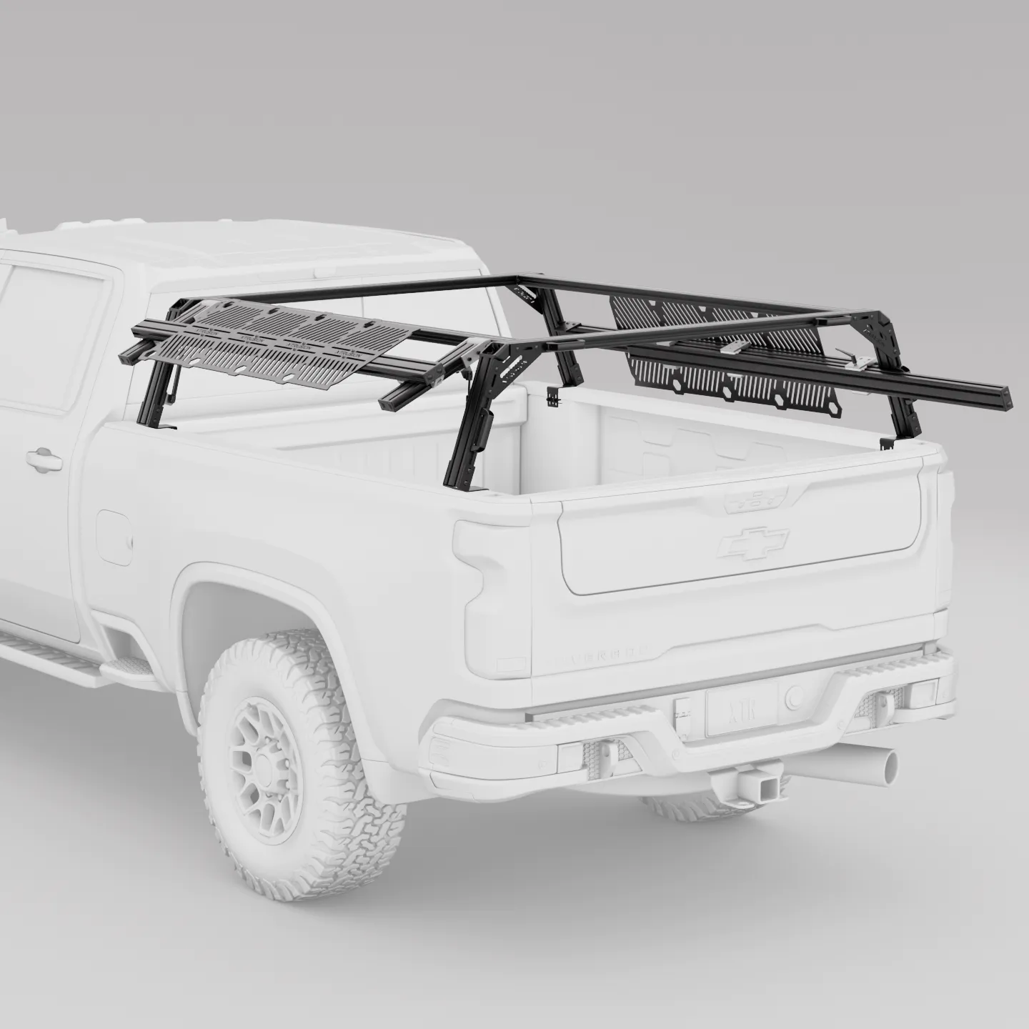 Chevy Silverado / GMC Sierra 2500HD &amp; 3500HD Pre-configured XTR1 Bed Rack - OVERLANDERS Outfitter